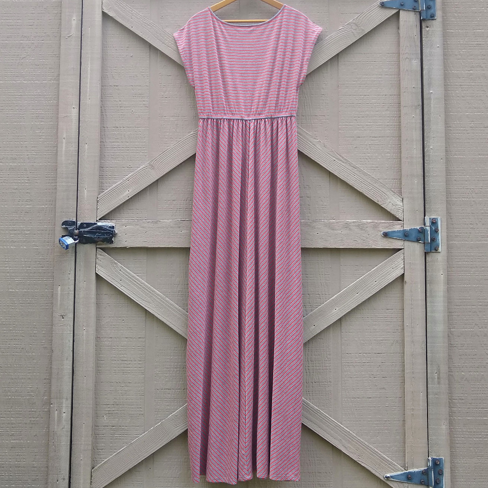 Torrid Braided Trim Striped Maxi Dress - Picture 8 of 8